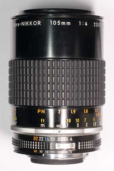 Nikon 105mm f/4 micro-nikkor AIS lens review