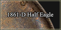 1861-D half eagle button