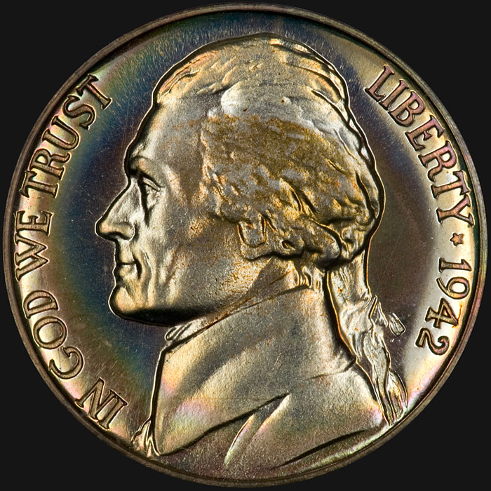 1942 jefferson nickel